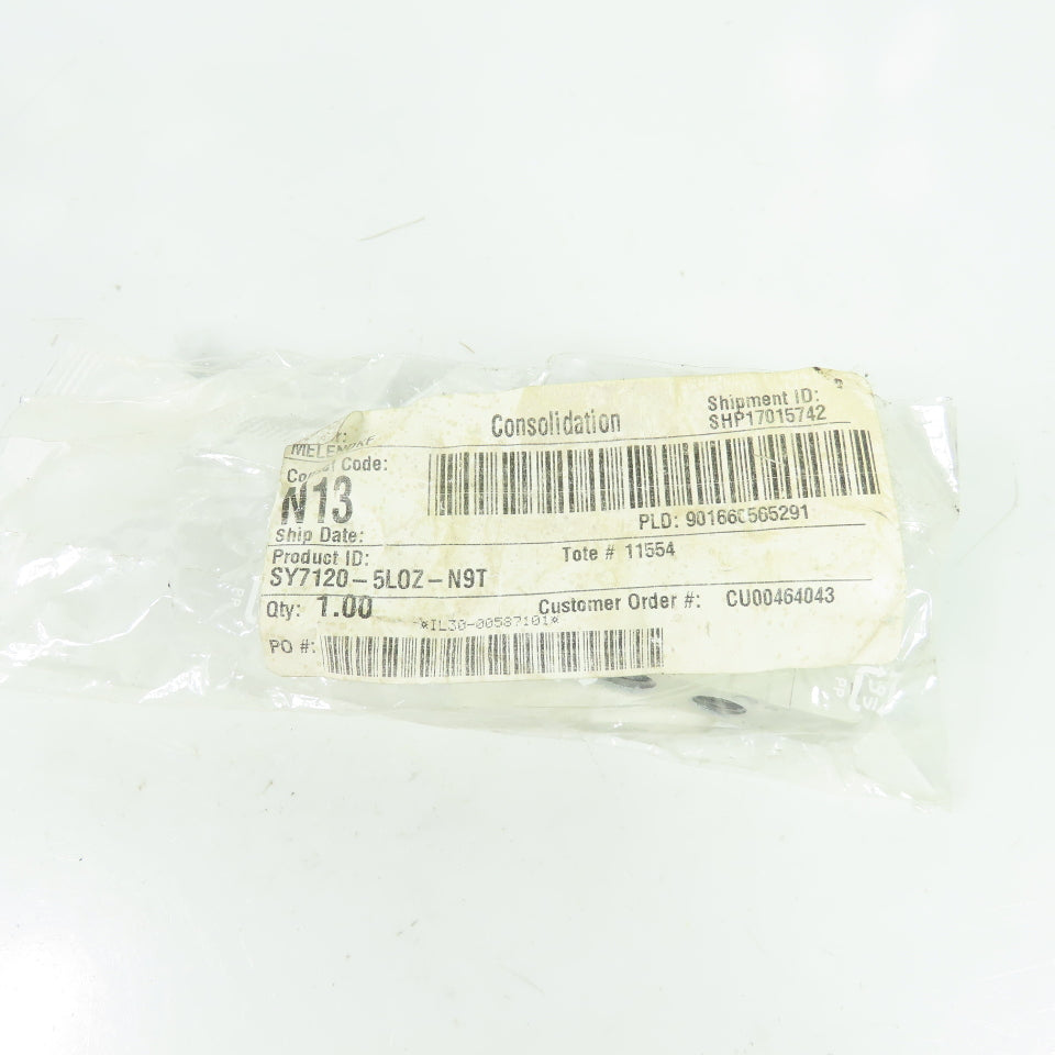 SMC SY7120-5L0Z-N9T Pneumatic Solenoid Valve 24VDC NEW