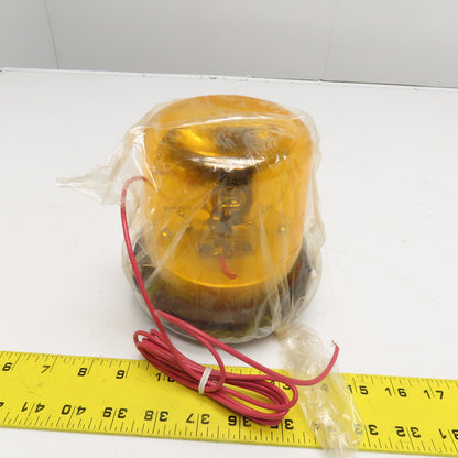 North American Signal Co. TR3-24A Amber Rotating Beacon Light 24V