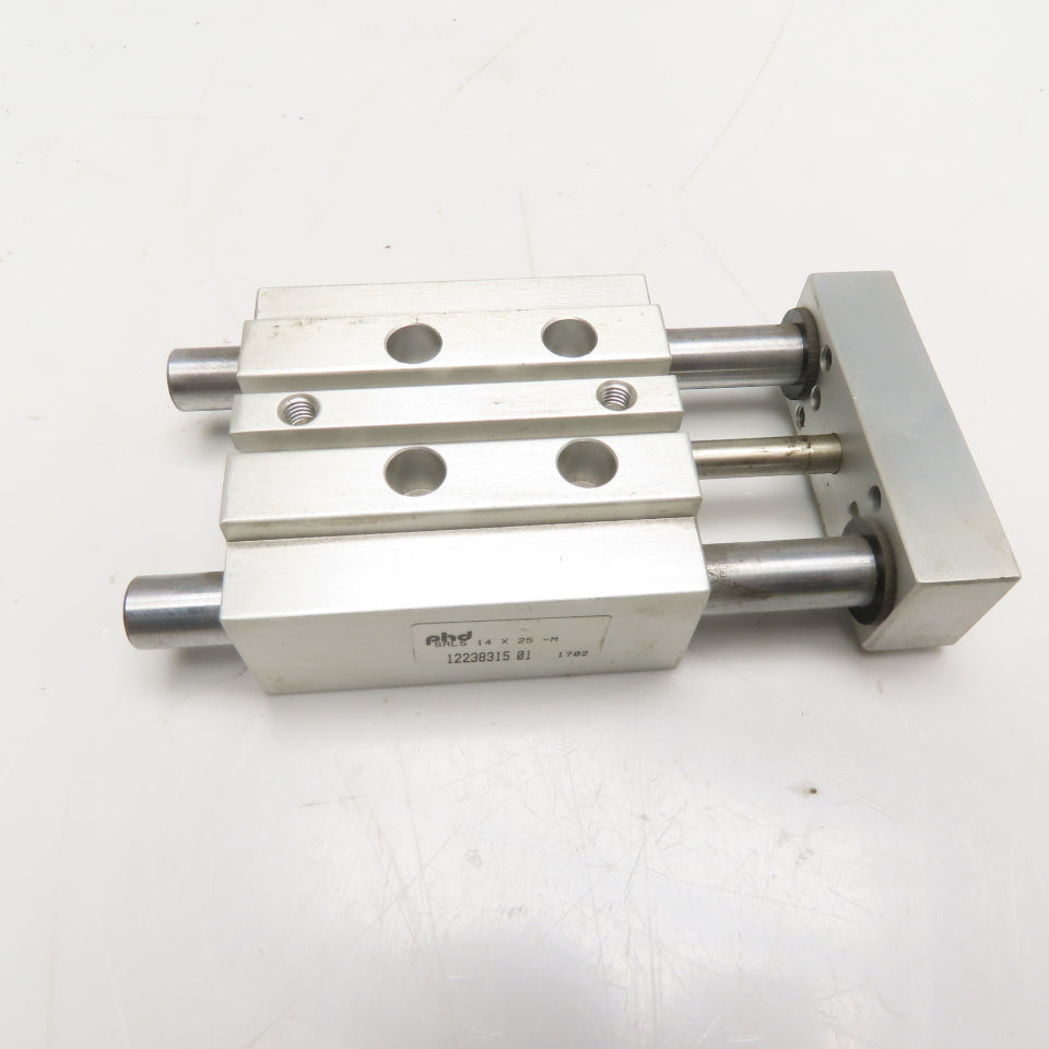 PHD SAL5 14 x 25 Compact Pneumatic Guided Slide Cylinder 25mm Stroke