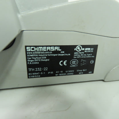 Schmersal TFH 232-22 Industrial Guarded Foot Switch NEW