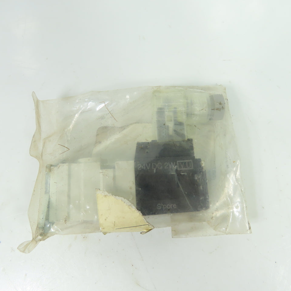 SMC NVKF332Y-5DZ-01T 3-Way Solenoid Valve 24VDC NEW