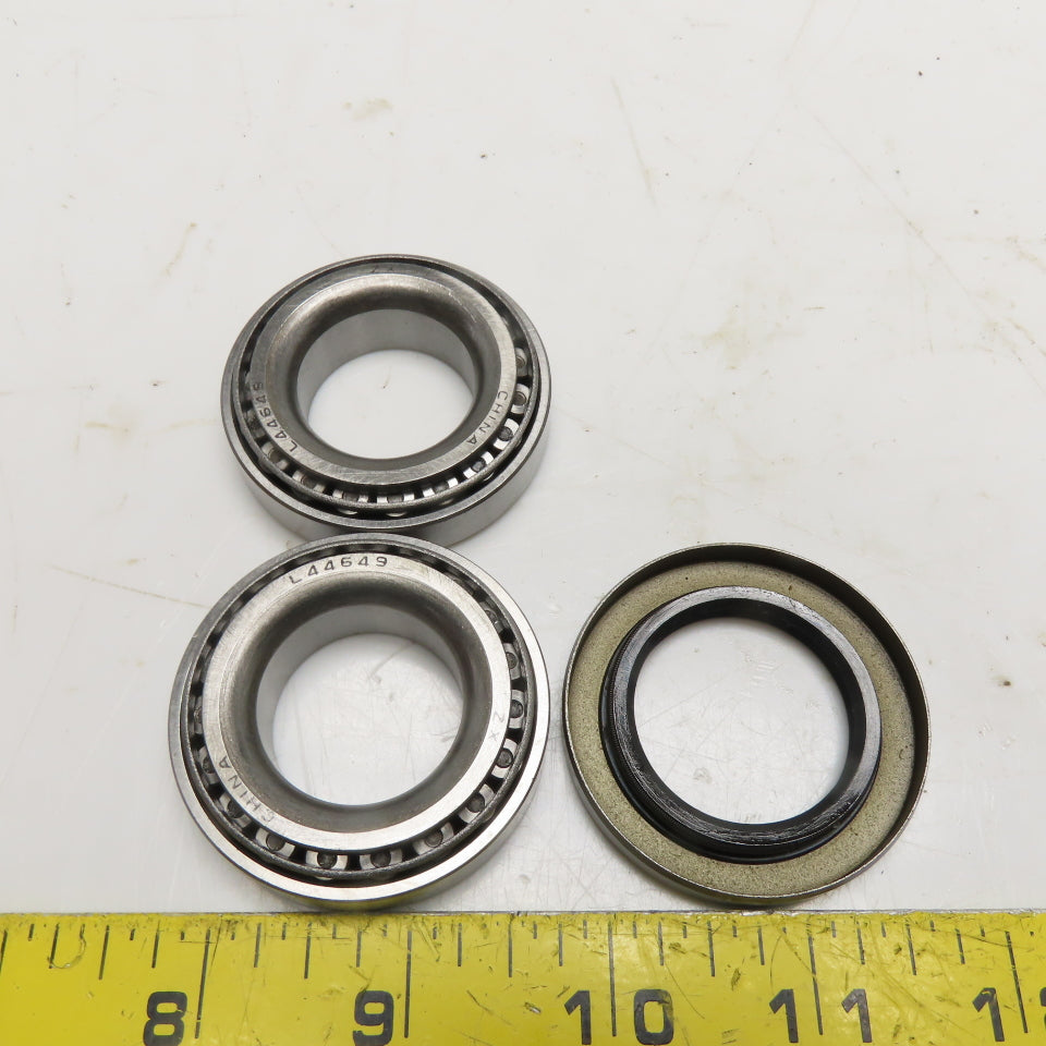 TRP L44610 L44649 Trailer Hub Bearing Kit 1-1/16" with Seal and Cotter Pin