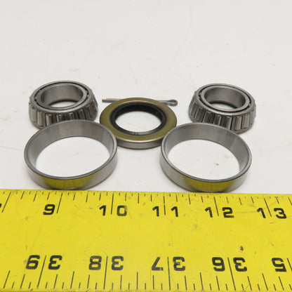TRP L44610 L44649 Trailer Hub Bearing Kit 1-1/16" with Seal and Cotter Pin