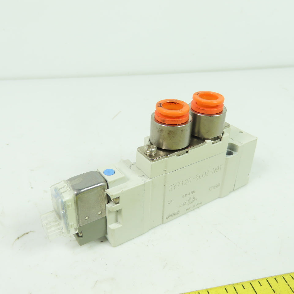 SMC SY7120-5LOZ-N9T Solenoid Valve 5-Port 24VDC 0.15~0.7MPa