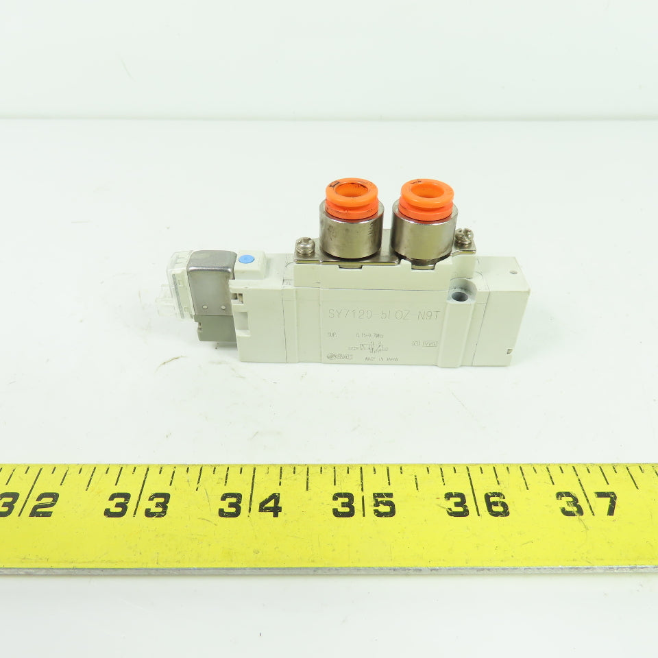 SMC SY7120-5LOZ-N9T Solenoid Valve 5-Port 24VDC 0.15~0.7MPa