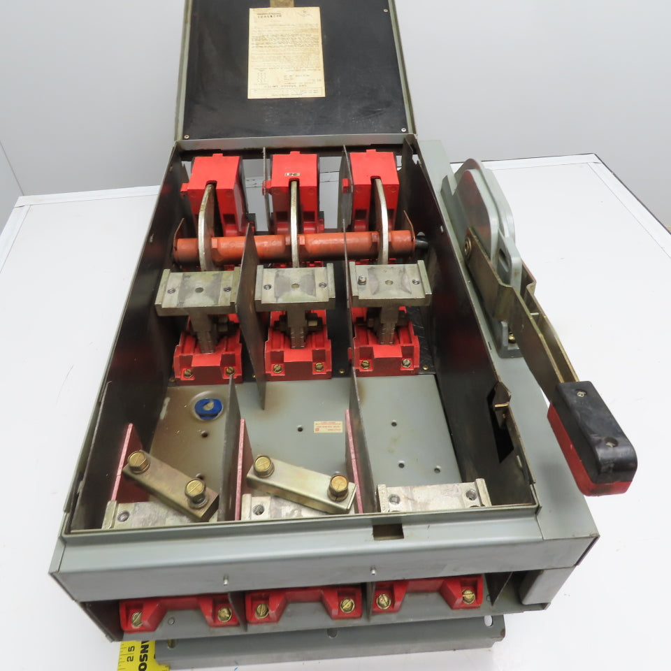 Square D QMB-366W Series E2 600A 3 Pole 600VAC Panelboard Disconnect