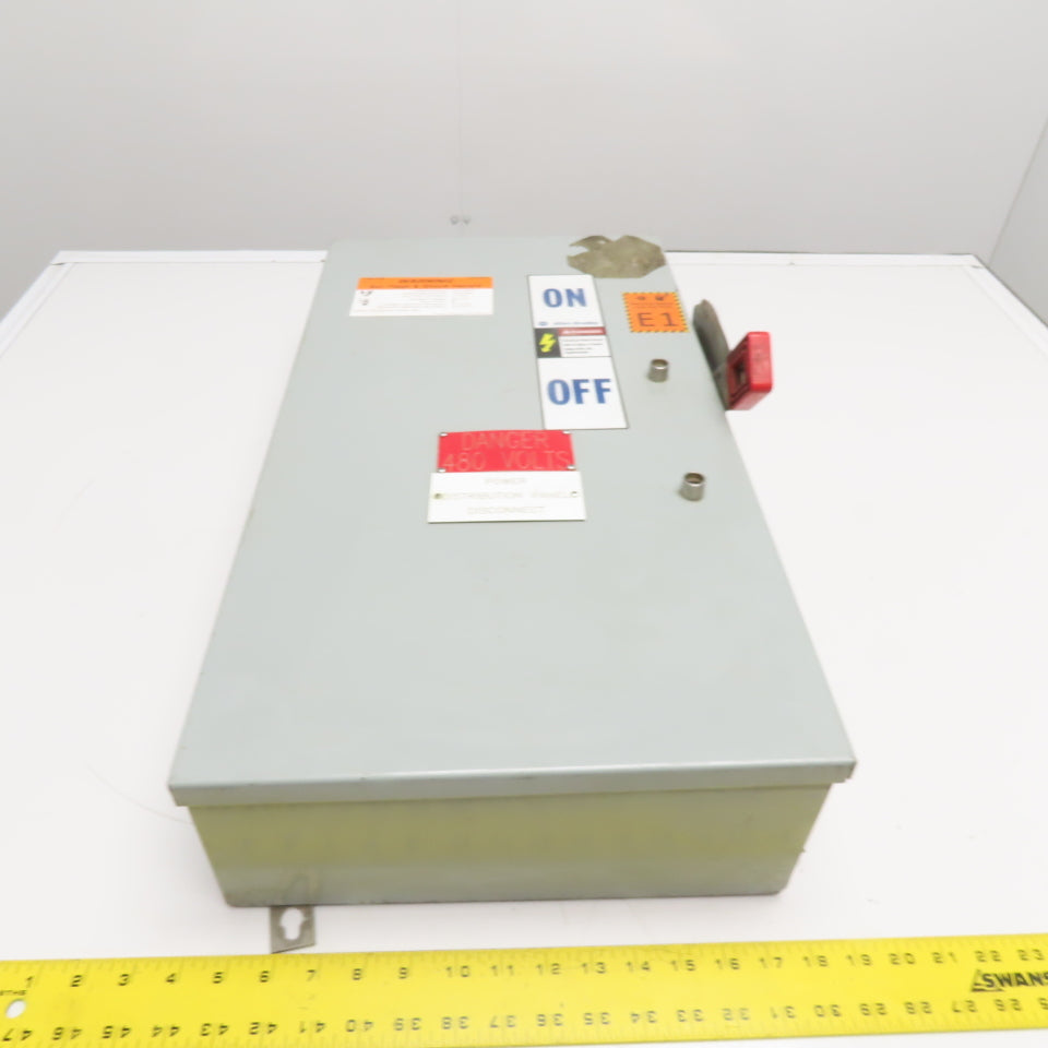 Allen Bradley 1494H-DF3N 100A 600V 3 Pole Non Fusible Safety Disconnect