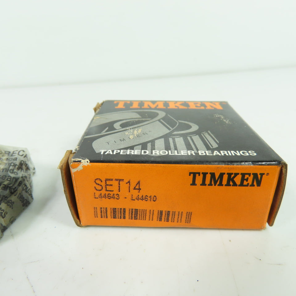 Timken L44643 - L44610 SET14 Tapered Roller Bearing Set NEW 1" Bore 1.98" OD