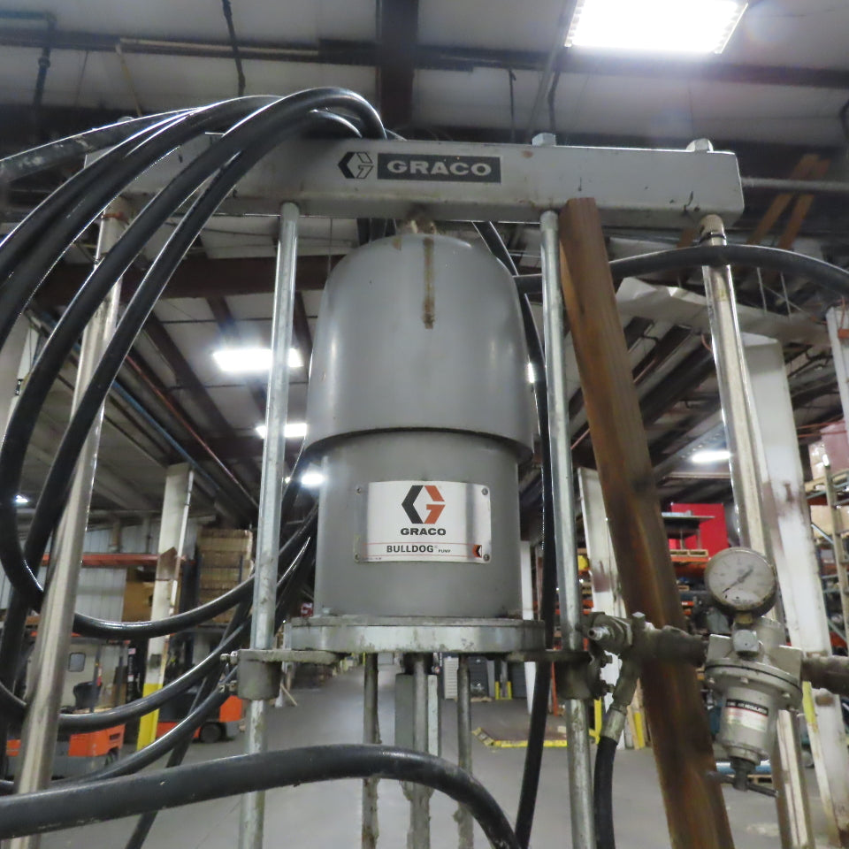 Graco Bulldog 207-279 55 Gallon Unloader Pneumatic Airmotor 208-356 See Info