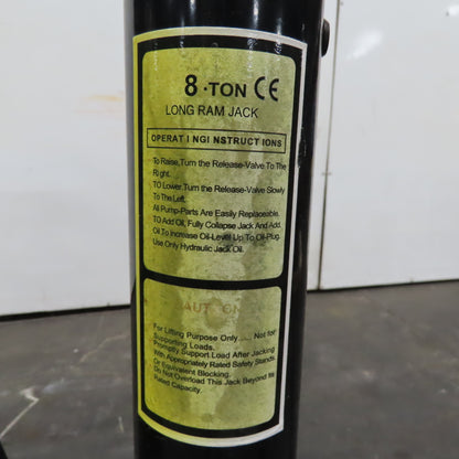 8 Ton Hydraulic Manual Engine Jack Needs New Cylinder