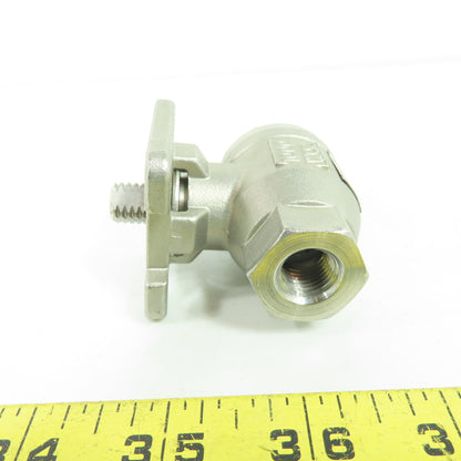 Bi-Torq ED-205-002 SS316 1000 WOG Ball Valve 1/4" FNPT ISO Mount NEW