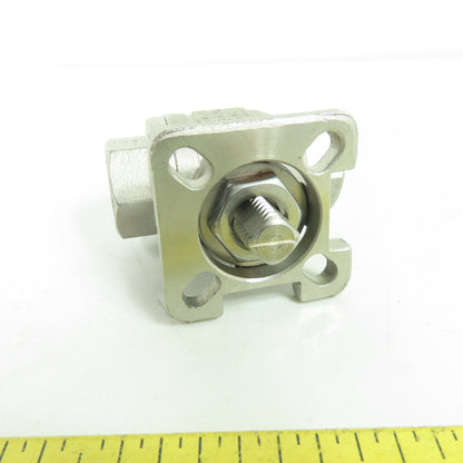 Bi-Torq ED-205-002 SS316 1000 WOG Ball Valve 1/4" FNPT ISO Mount NEW