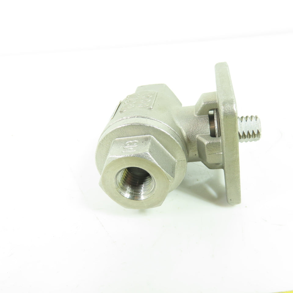 Bi-Torq ED-205-002 SS316 1000 WOG Ball Valve 1/4" FNPT ISO Mount NEW