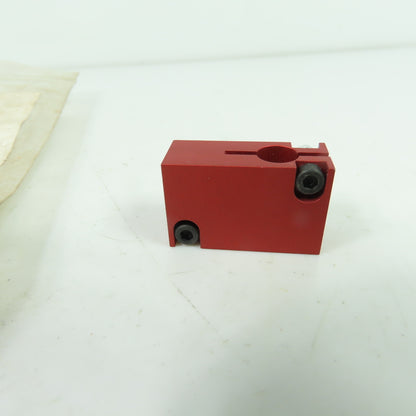 Balluff BES 08-FA-BS-8,0-W BAM009T Prox Sensor Mounting Clamp Block NEW