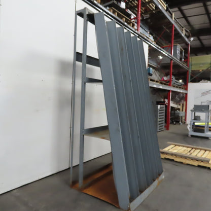 Greene Mfg. Inc. 48" x 99" Tall 5 Slot Vertical Bar Pipe Extrusion Storage Rack
