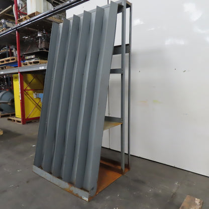 Greene Mfg. Inc. 48" x 99" Tall 5 Slot Vertical Bar Pipe Extrusion Storage Rack