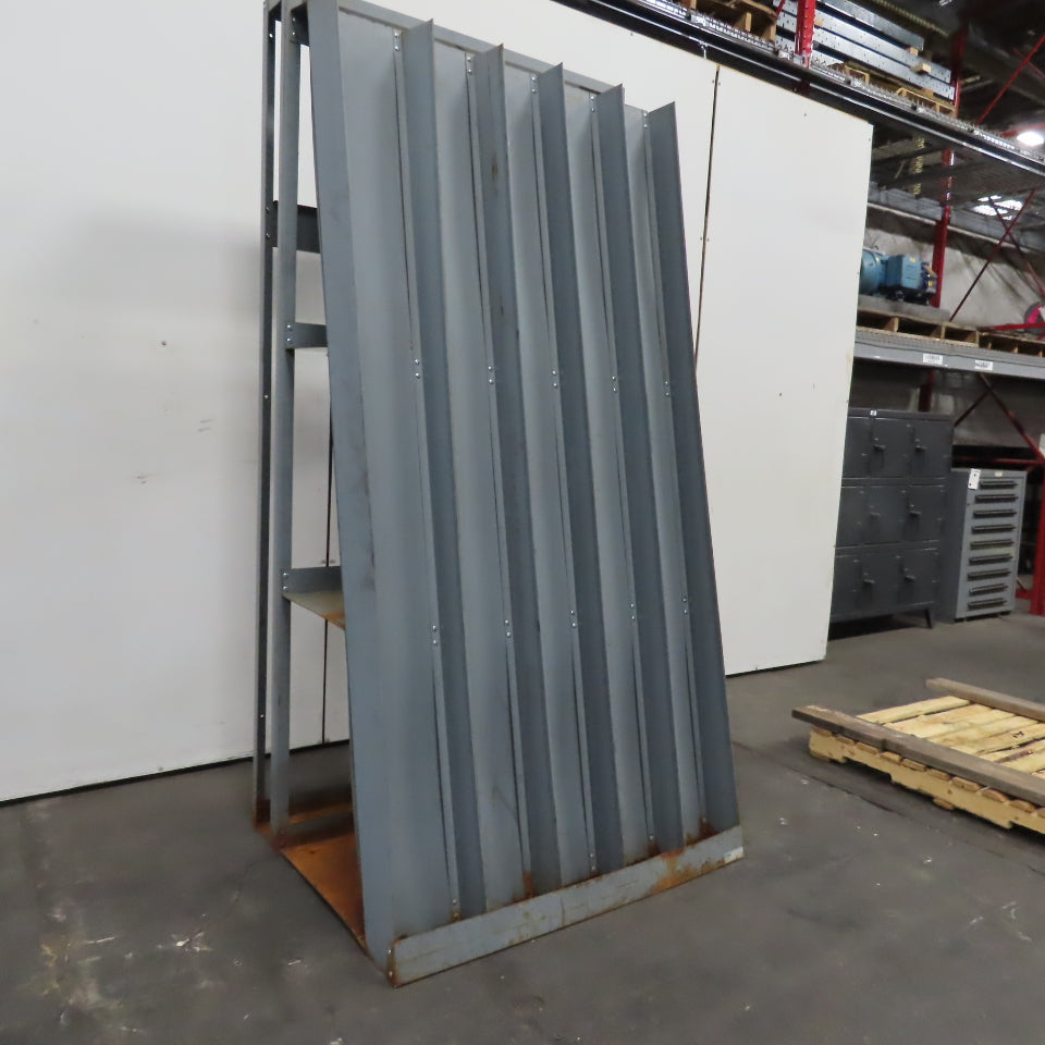 Greene Mfg. Inc. 48" x 99" Tall 5 Slot Vertical Bar Pipe Extrusion Storage Rack