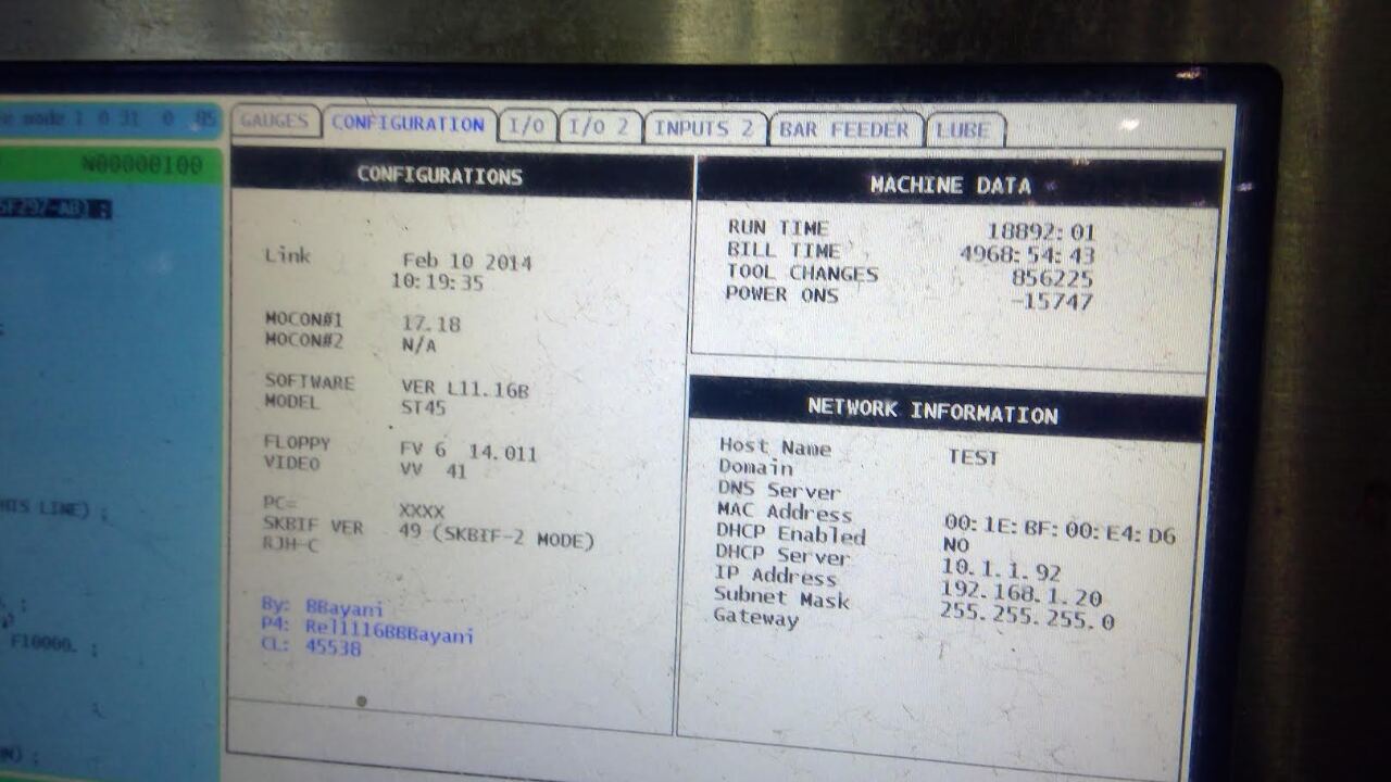 Haas ST-45 12 Station Horizontal Turning Center 360/480V Modified See Info