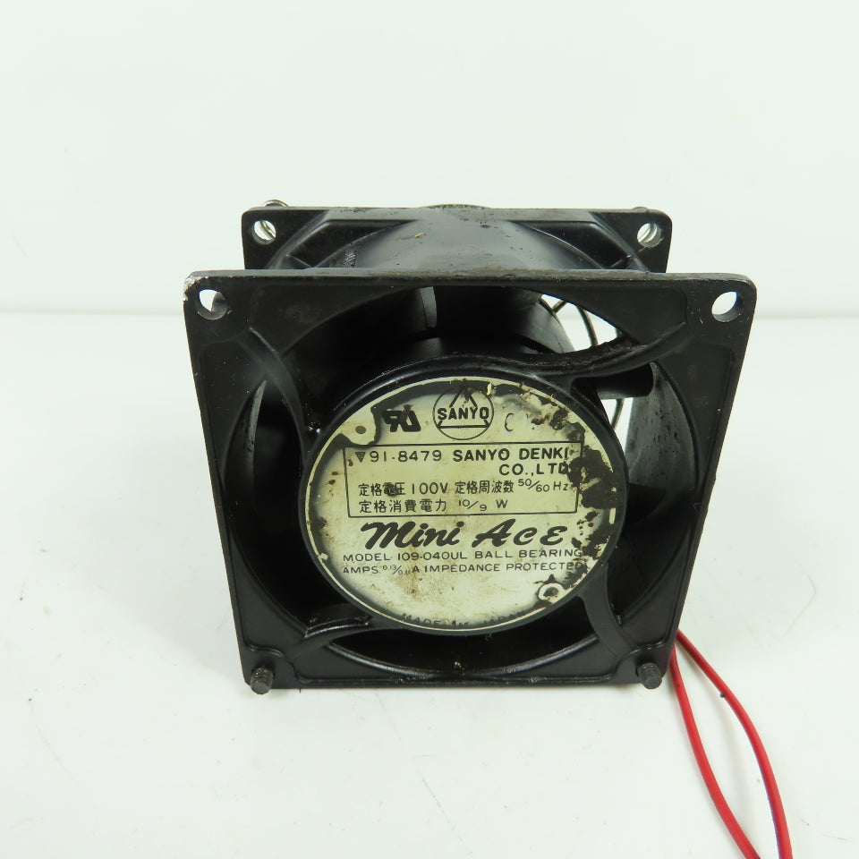 Sanyo Denki 109-040UL Mini Ace Axial Fan 100V 10/9W