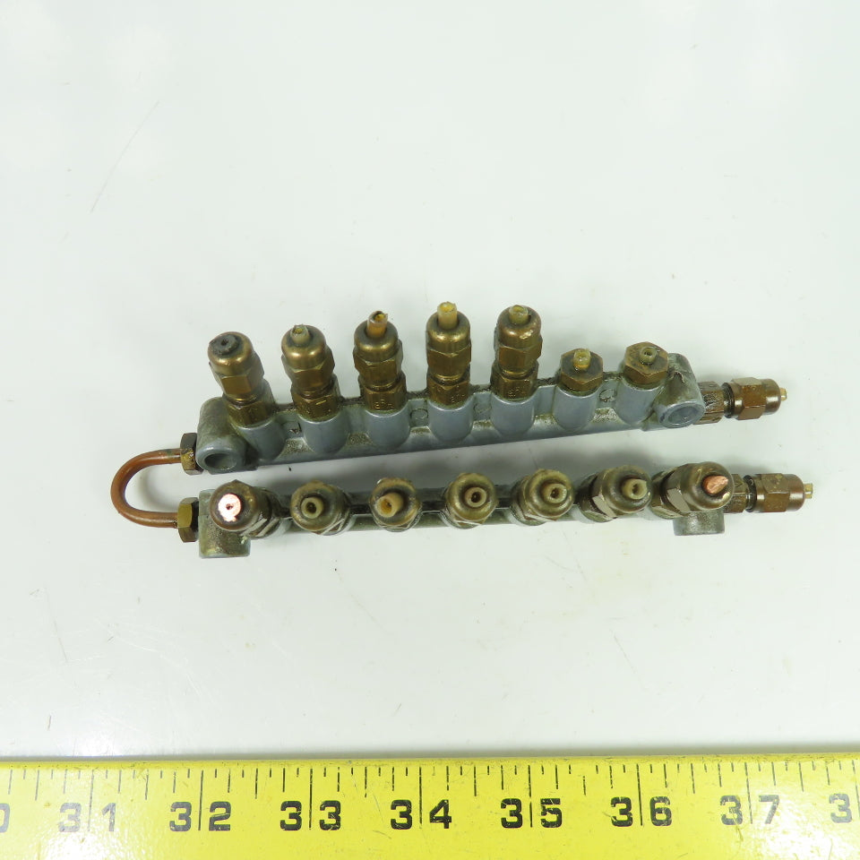 14-Port Lubrication Distribution Manifold