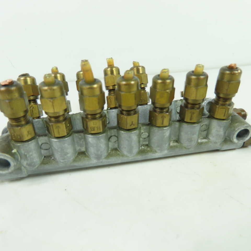 14-Port Lubrication Distribution Manifold