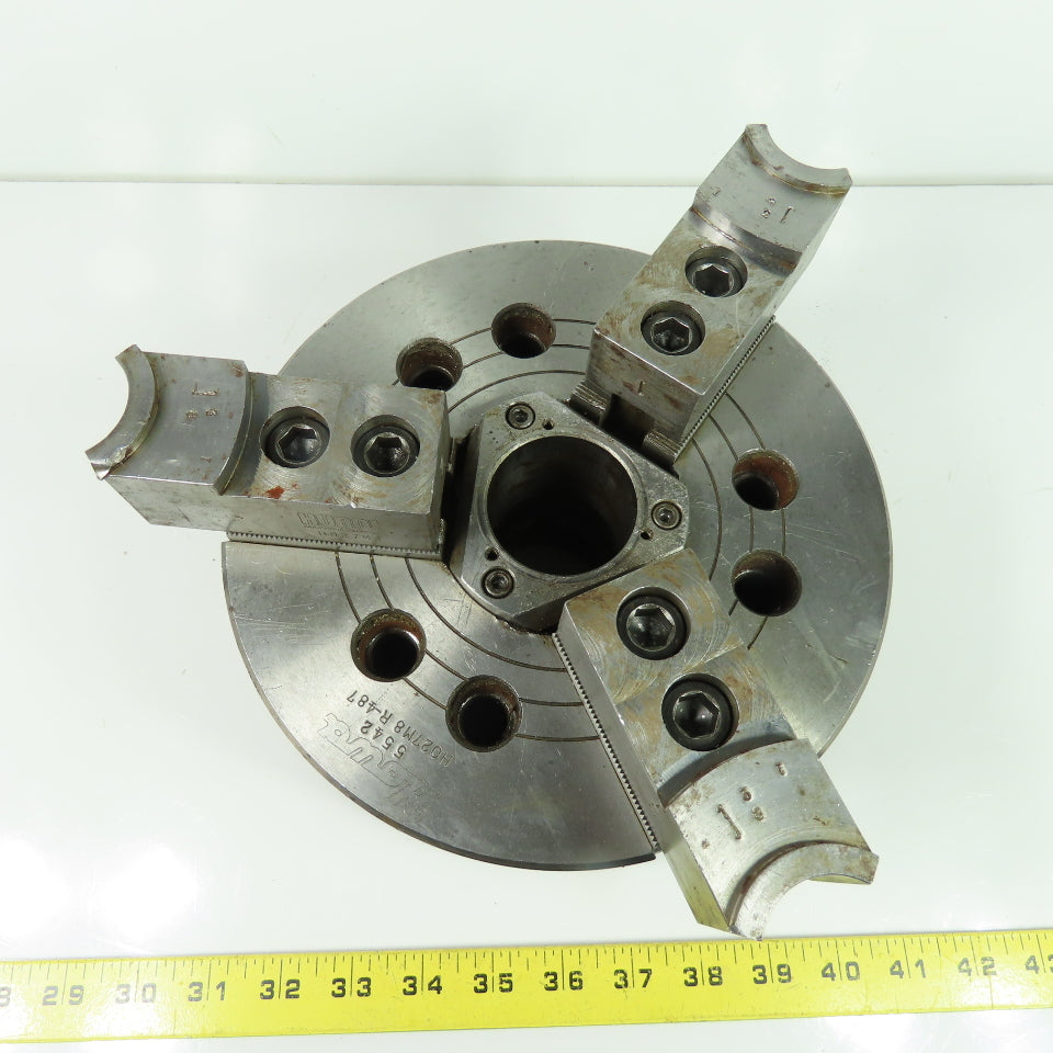 Howa HO27M8 R-487 8-1/2" OD 3-Jaw Lathe Chuck 1.8" Thru-Hole