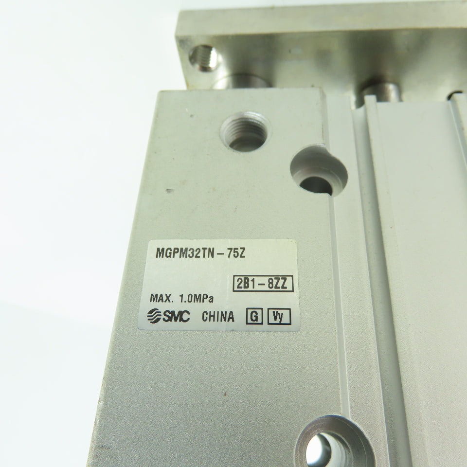 SMC MGPM32TN-75Z Compact Guide Cylinder 1.0MPa 75mm Stroke 32mm Bore