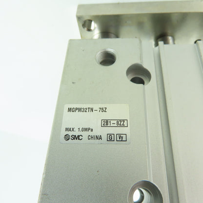 SMC MGPM32TN-75Z Compact Guide Cylinder 1.0MPa 75mm Stroke 32mm Bore