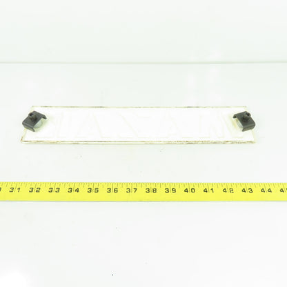 Mazak CNC Machine Nameplate Emblem Logo Sign Plastic 13.75" x 2.75"