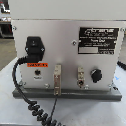 Trans Tech Seal Cup Express 220V 1Ph Ink Cup Pad Printer Machine