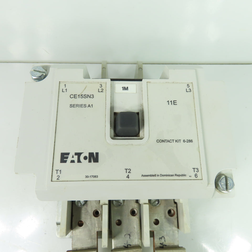Eaton CE15SN3 300A 3Ph 3-Pole Contactor 600V 24V 60Hz Coil