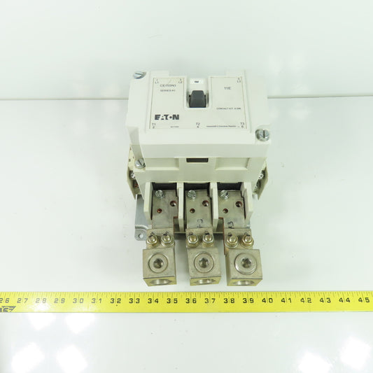 Eaton CE15SN3 300A 3Ph 3-Pole Contactor 600V 24V 60Hz Coil