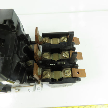 Square D 8536 SFO 1 NEMA Size 4 Magnetic Motor Starter 100HP 600V Max 120V Coil