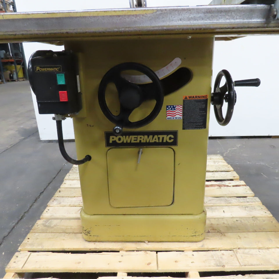 Powermatic 66-TA 10" Tilting Arbor Table Saw 45° Bevel 208-230/480V 3Ph 5Hp
