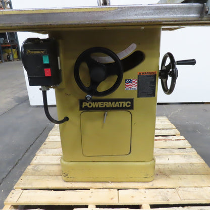 Powermatic 66-TA 10" Tilting Arbor Table Saw 45° Bevel 208-230/480V 3Ph 5Hp