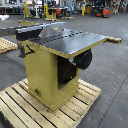 Powermatic 66-TA 10" Tilting Arbor Table Saw 45° Bevel 208-230/480V 3Ph 5Hp