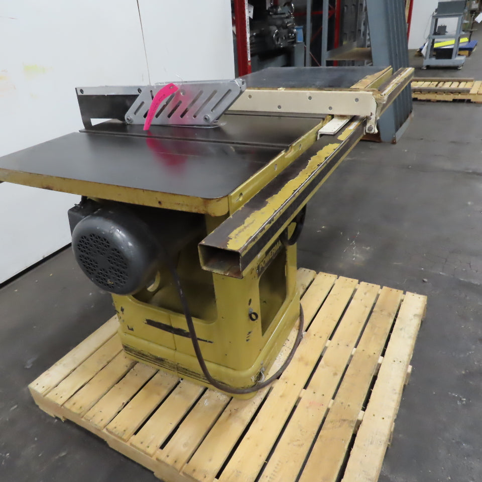 Powermatic 66-TA 10" Tilting Arbor Table Saw 45° Bevel 208-230/480V 3Ph 5Hp