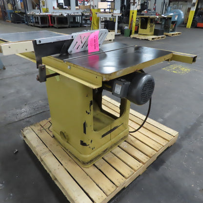 Powermatic 66-TA 10" Tilting Arbor Table Saw 45° Bevel 208-230/480V 3Ph 5Hp