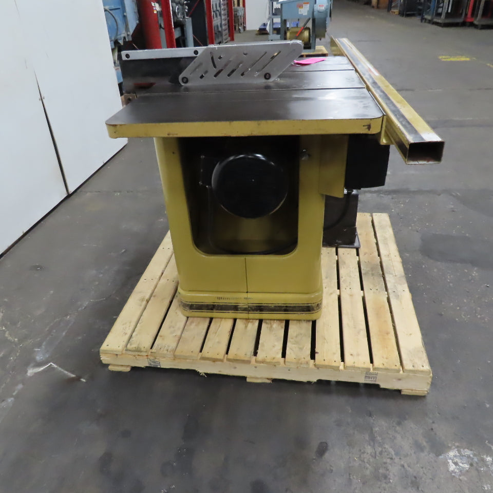 66-TA 10" Tilting Arbor Table Saw 45° Bevel 208-230/480V 3Ph 5Hp