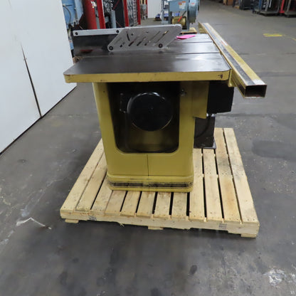 66-TA 10" Tilting Arbor Table Saw 45° Bevel 208-230/480V 3Ph 5Hp