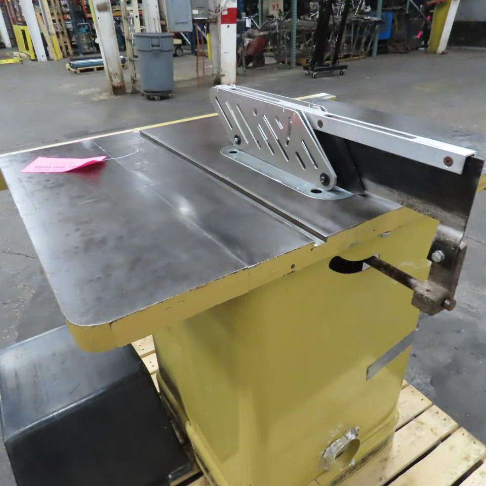 66-TA 10" Tilting Arbor Table Saw 45° Bevel 208-230/480V 3Ph 5Hp