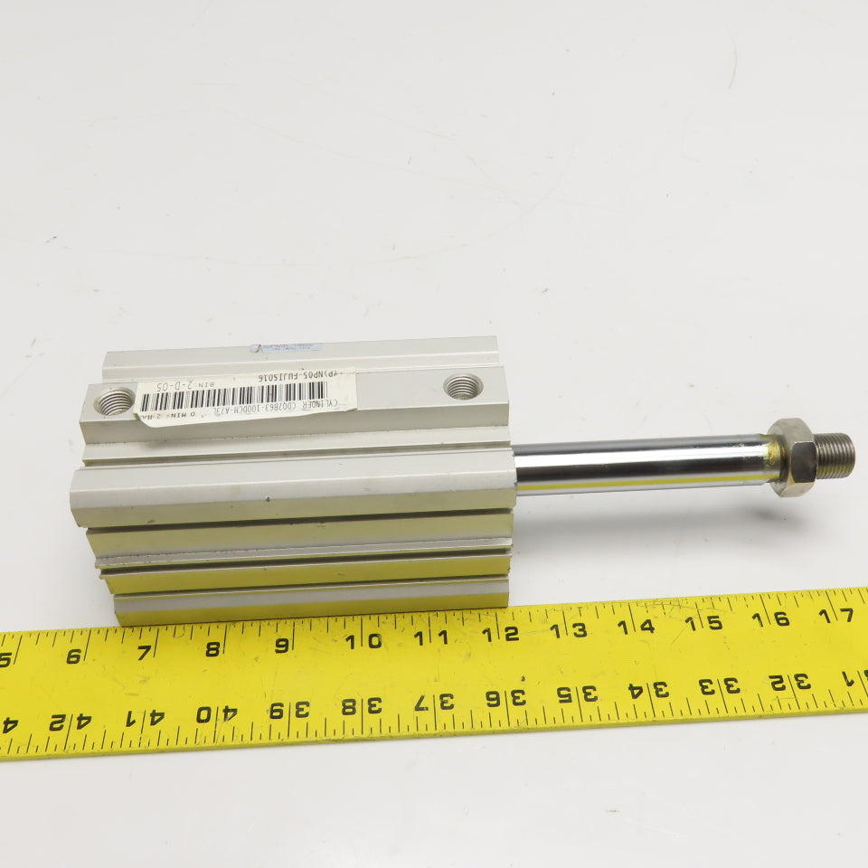 SMC CDQ2B63-100DCM-A23L 63mm Bore 100mm Stroke Double Acting Air Cylinder