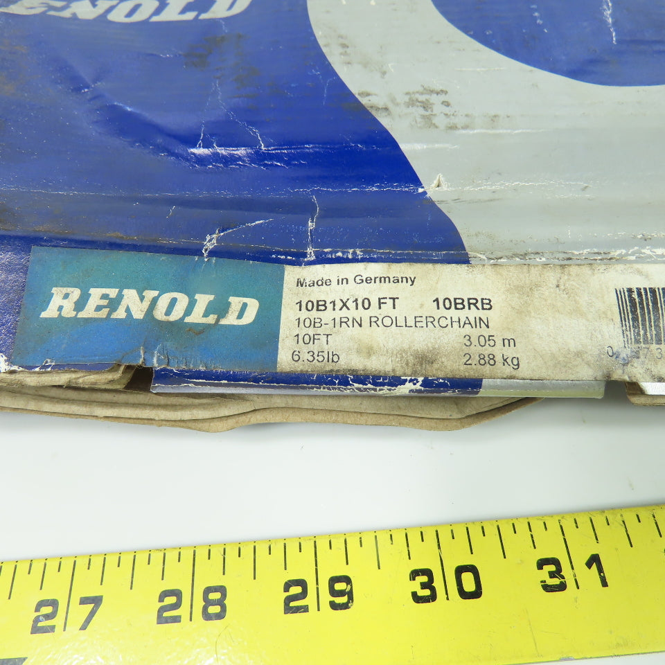 Renold 10BRB 10B-1 RN Roller Chain 10ft NEW