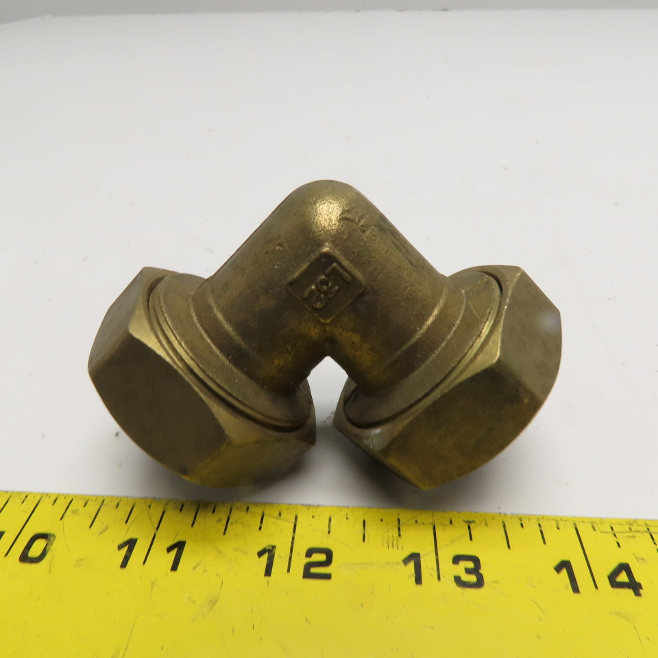 L32 1" PEX Brass Compression Elbow Fitting 2632