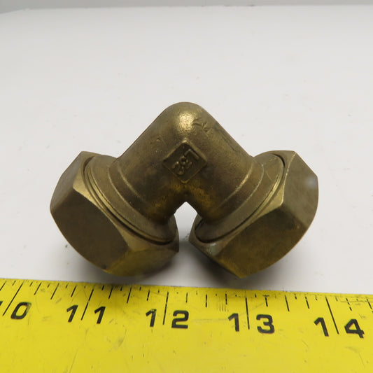L32 1" PEX Brass Compression Elbow Fitting 2632
