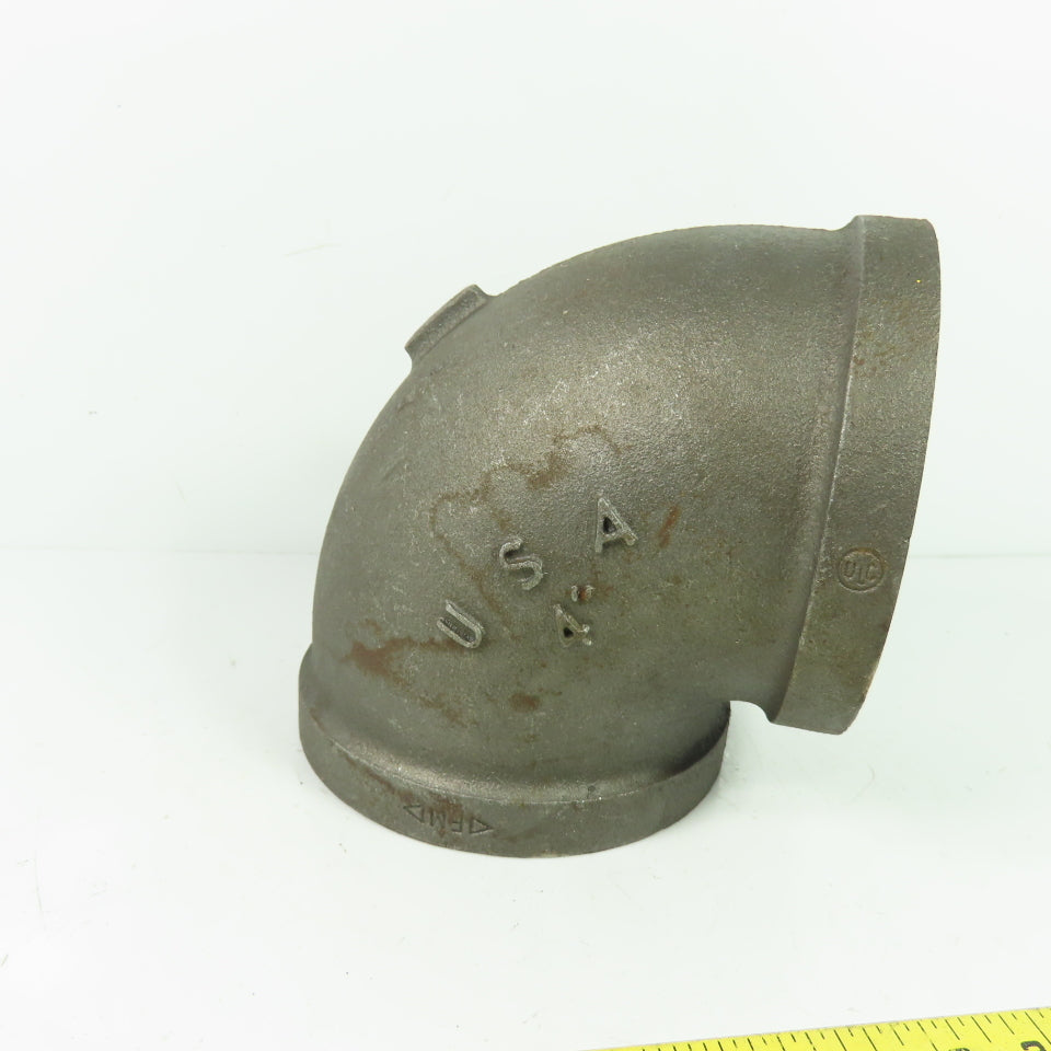 Ward 4" 90 Degree Female NPT Pipe Elbow Fitting
