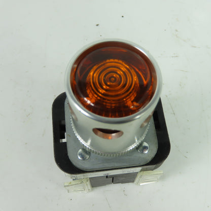 Allen-Bradley 800T-QAH24A Amber Pilot Light 24V AC/DC Ser T