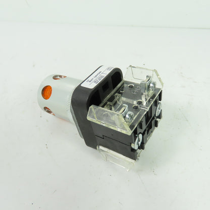 Allen-Bradley 800T-QAH24A Amber Pilot Light 24V AC/DC Ser T