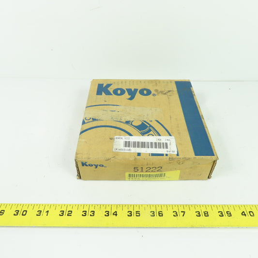 Koyo 51222 Thrust Ball Bearing 110mm Bore 160mm OD NEW