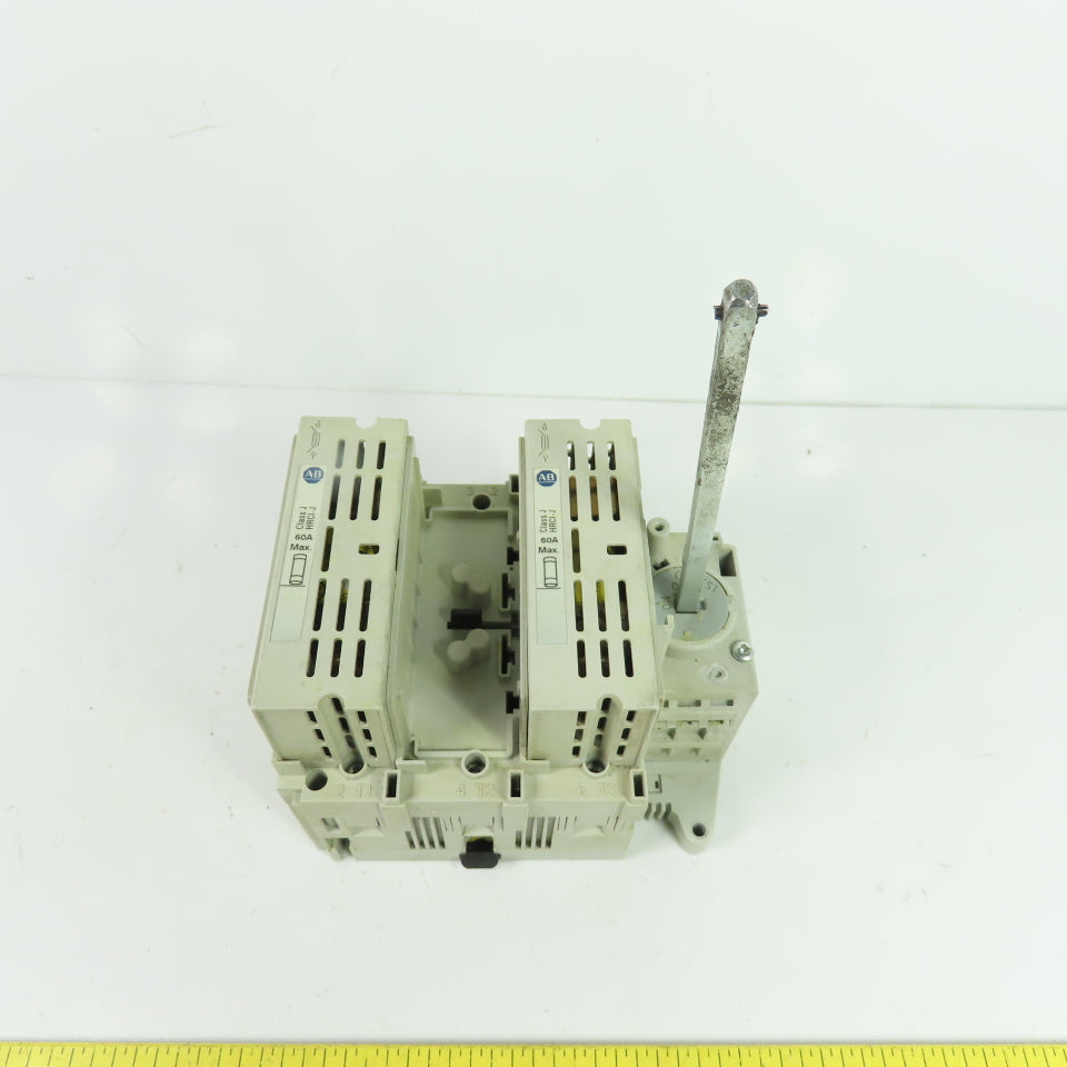 Allen-Bradley 194R-J60-1753 60A 3-Pole Fusible Safety Disconnect Switch 600VAC